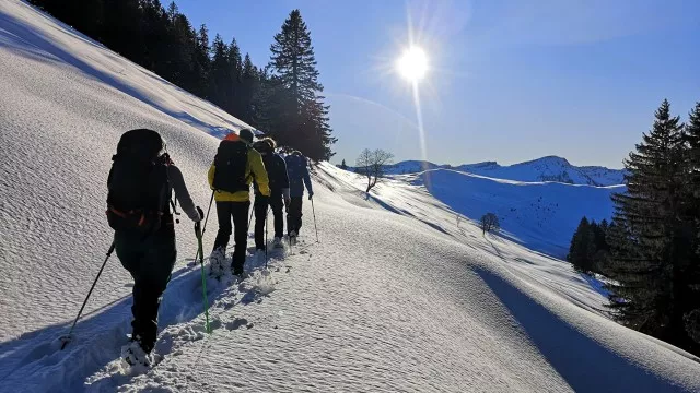Winterwanderung Schneeschuhe