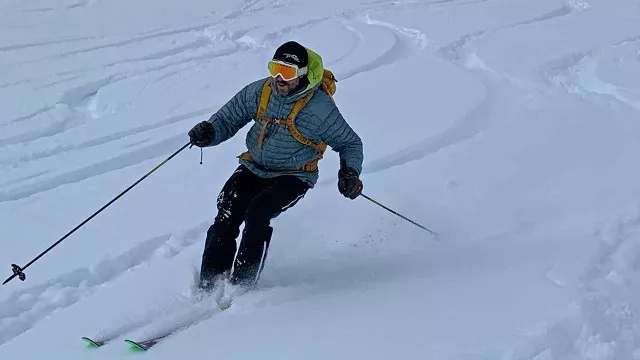 skitour abfahrt pulverschnee